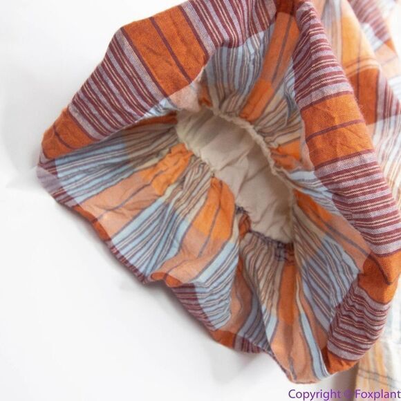 NEW Free People Moon Bay‎ Mixed Plaid Top shirt, XS - Picture 9 of 16